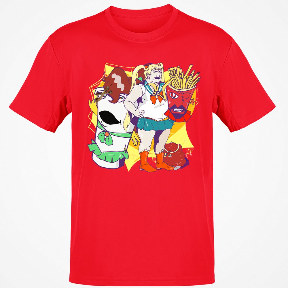 Classic Unisex T-Shirt - BSWMPZSU - Red - 10