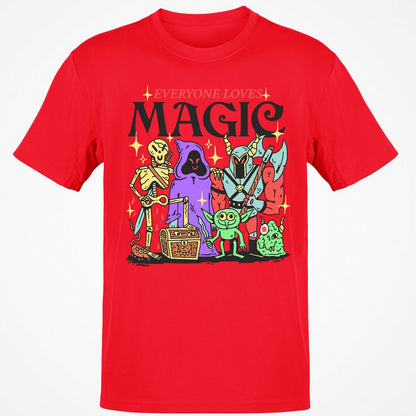 Classic Unisex T-Shirt - B144LVFZ - Red - 10
