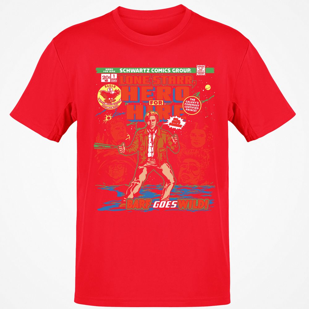 Classic Unisex T-Shirt - DJLJN2QJ - Red - 10