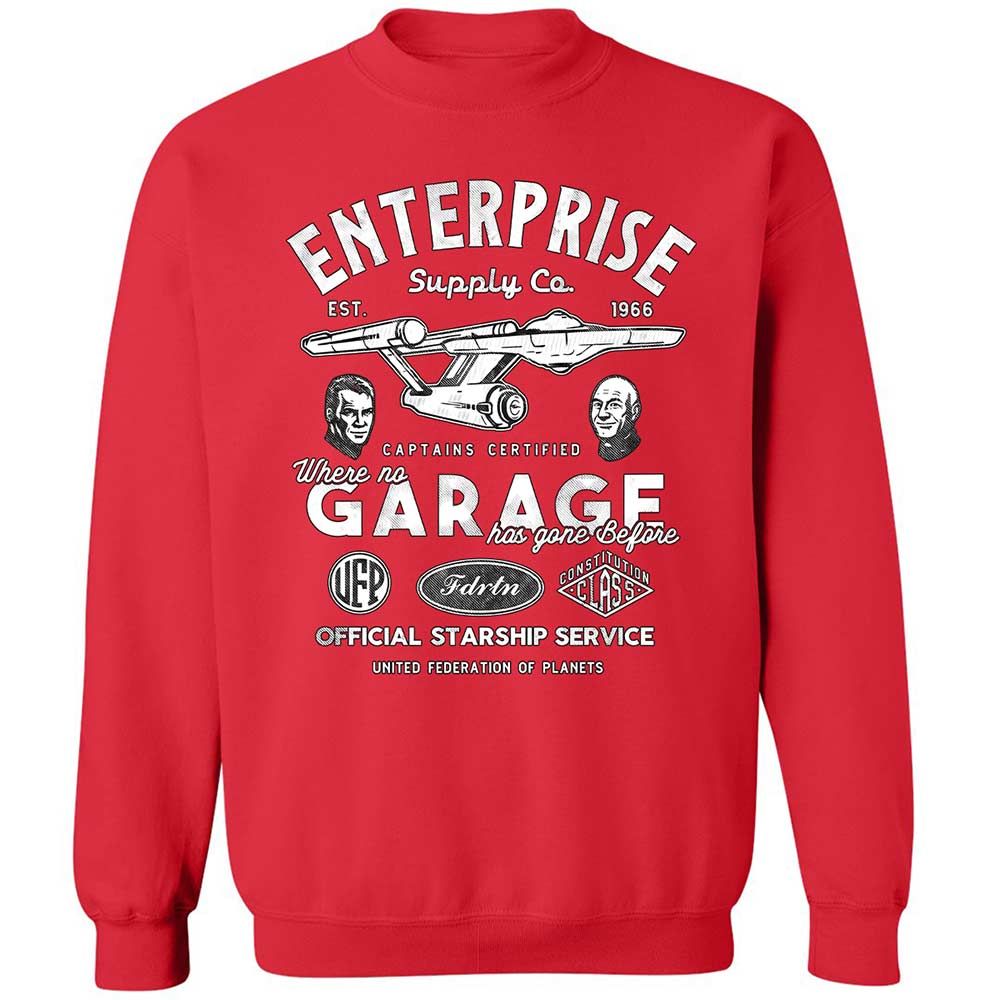 Classic Unisex Sweatshirt - DTLE42SJ - Red - 10