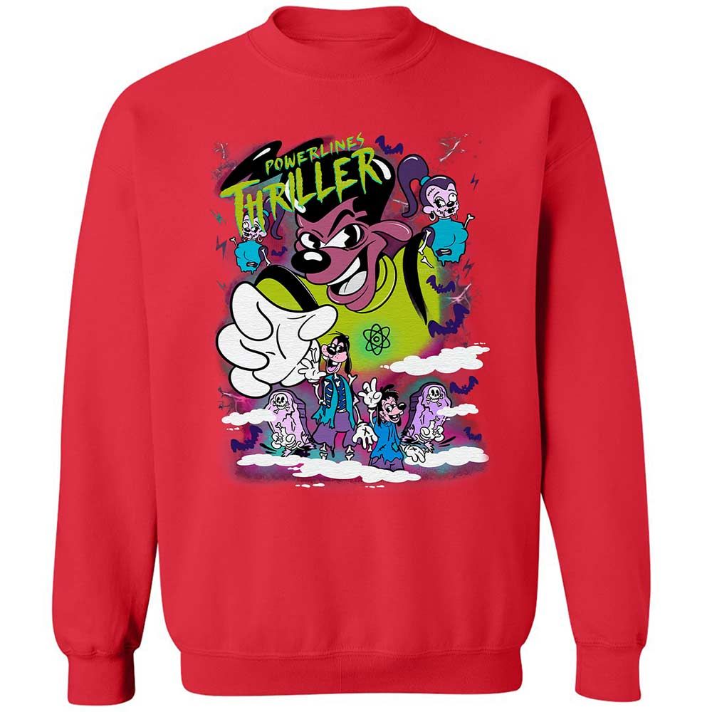 Vintage Pop Cartoon Horror Mashup - Red - 10