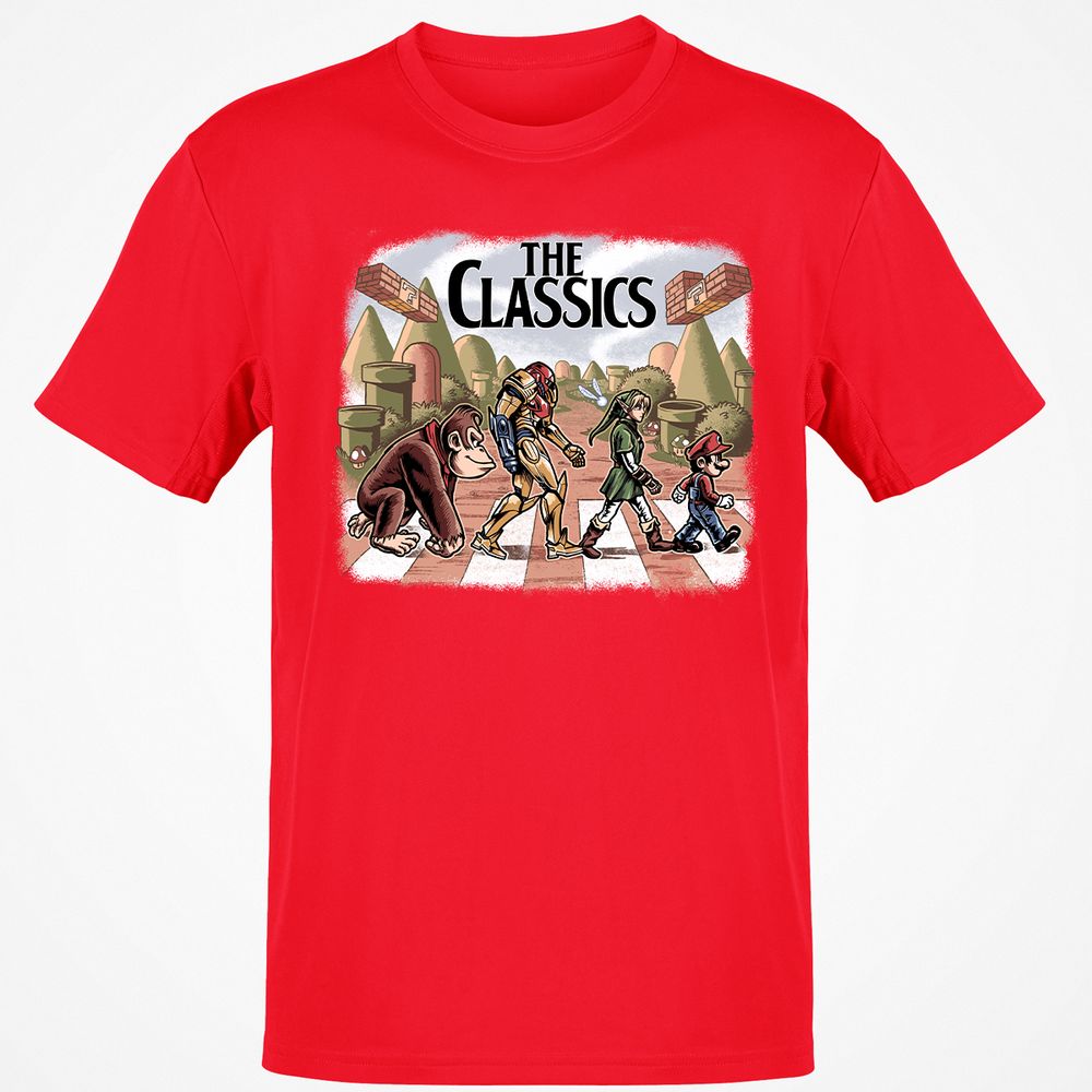 Classic Unisex T-Shirt - 5NL1ZA7N - Red - 10
