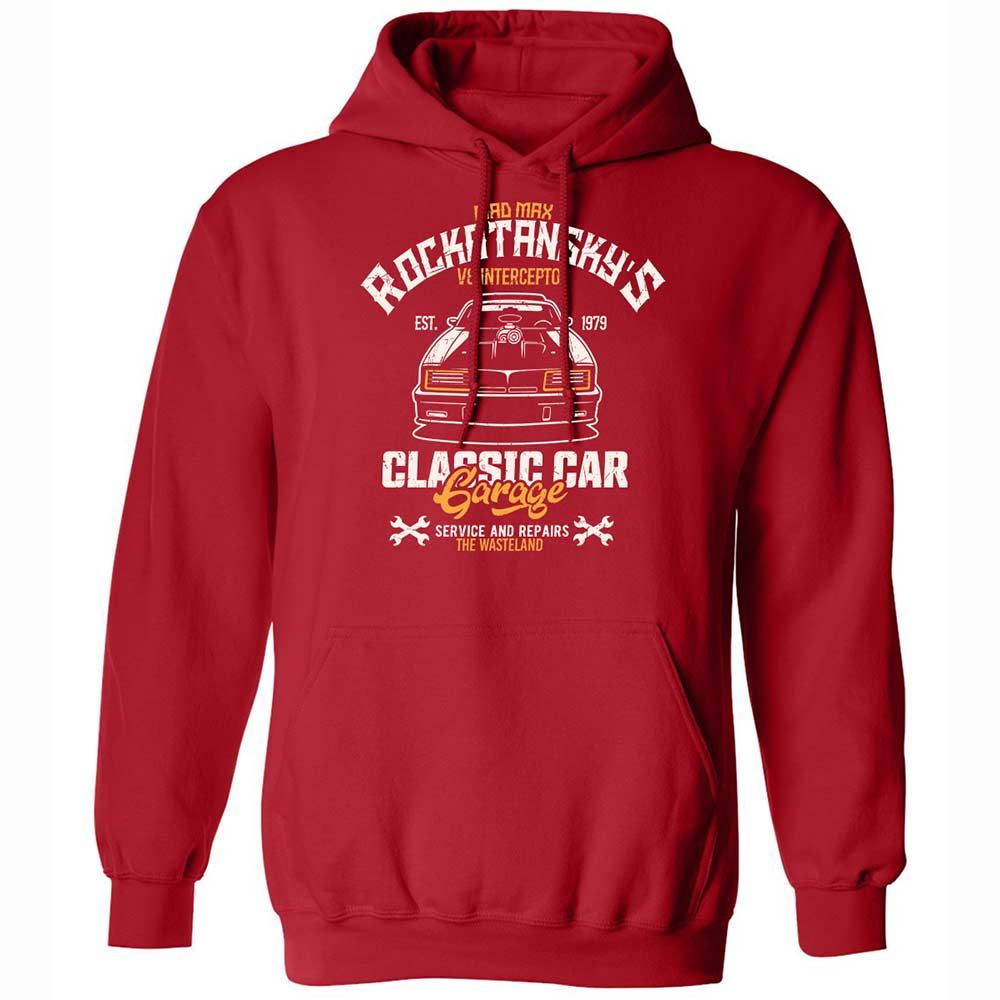 Classic Unisex Hoodie - QFBM6WQT - Red - 10