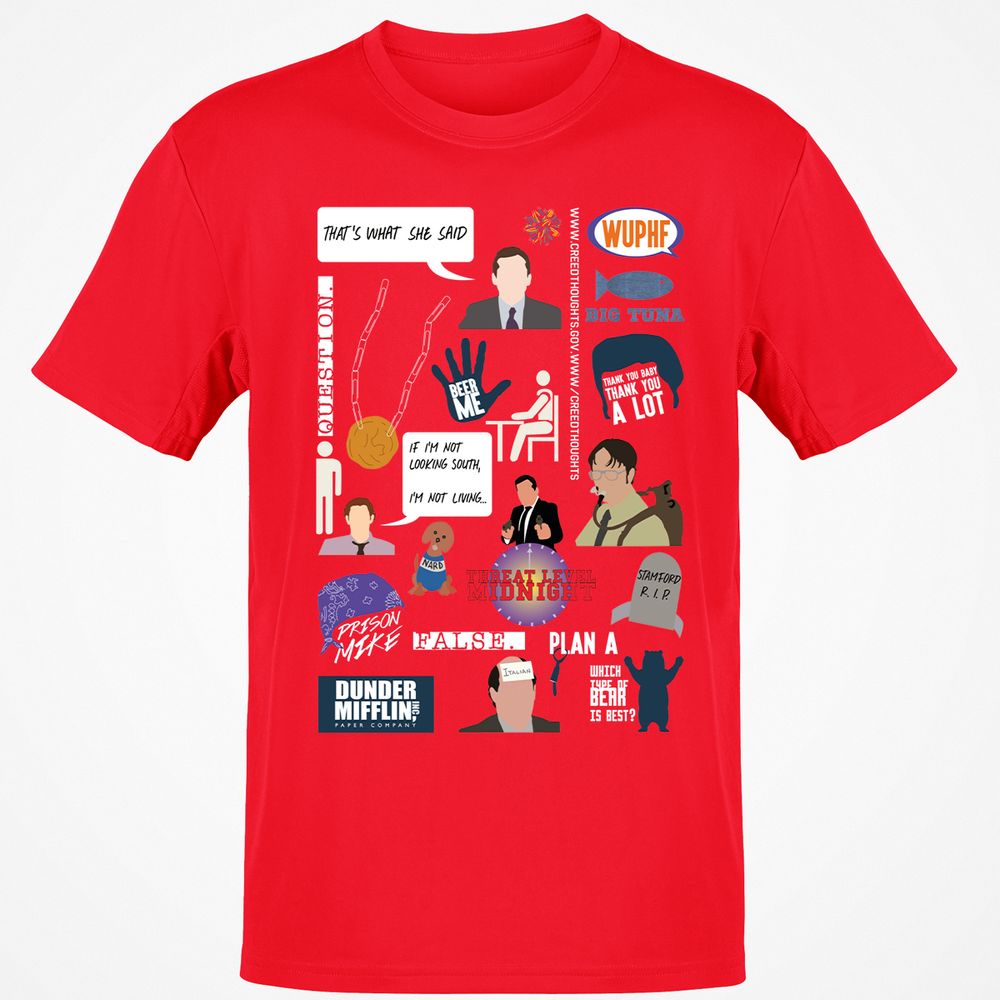 Classic Unisex T-Shirt - 3851B8NW - Red - 10