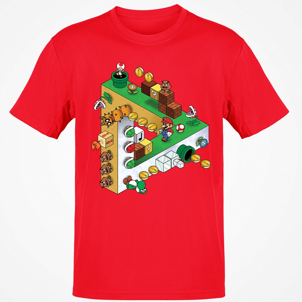 Classic Unisex T-Shirt - 4P27Y2FE - Red - 10
