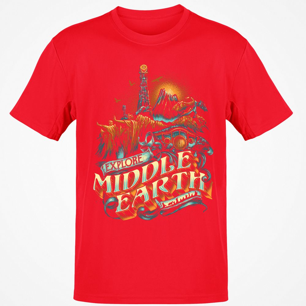 Classic Unisex T-Shirt - PMKBKJW8 - Red - 10