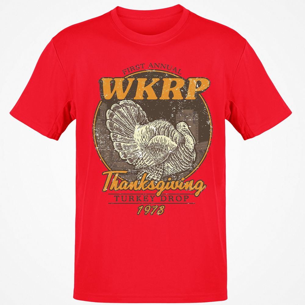 WKRP Turkey Drop - Red - 10