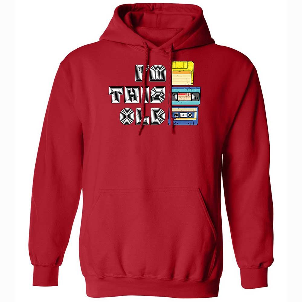 Classic Unisex Hoodie - Black - Red - 10