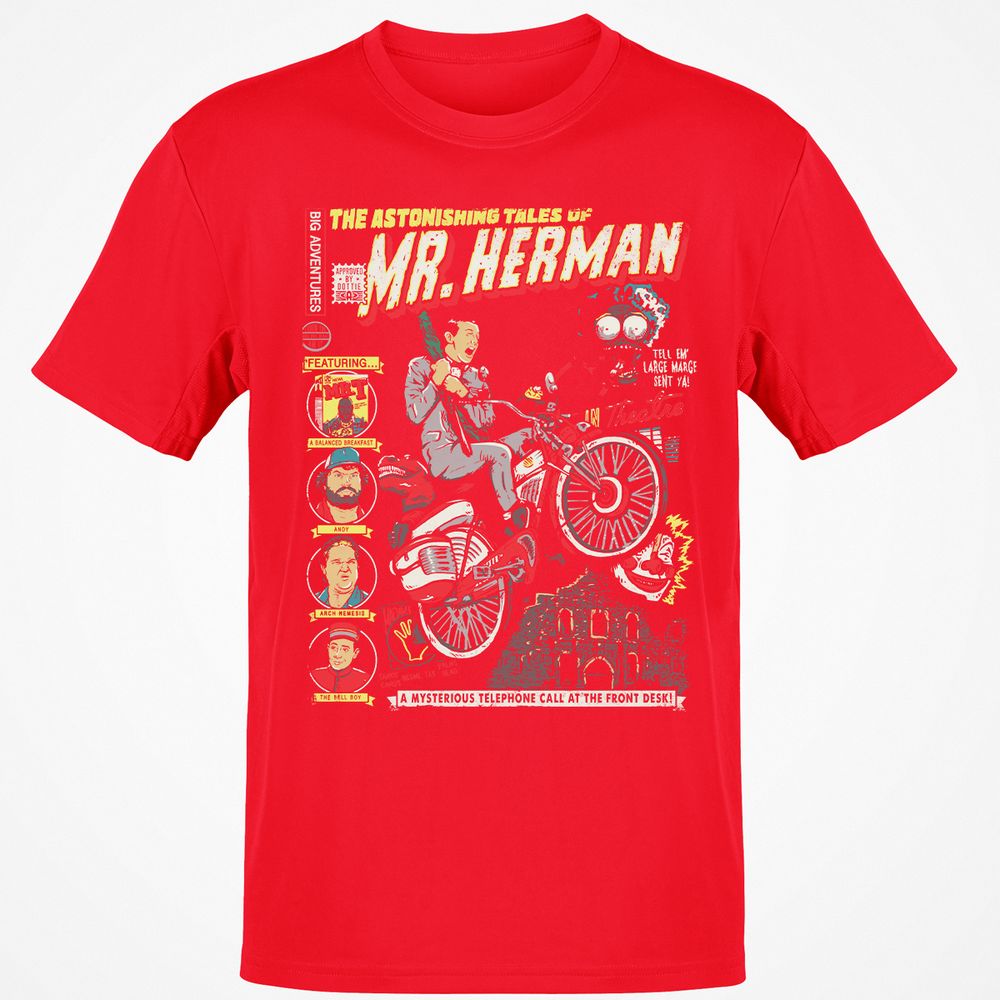 Classic Unisex T-Shirt - 5LZTA6LK - Red - 10
