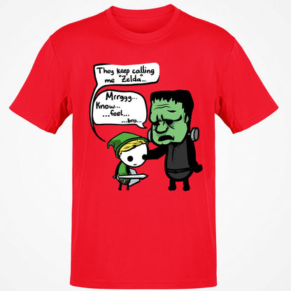 Classic Unisex T-Shirt - 45LL2QLV - Red - 10