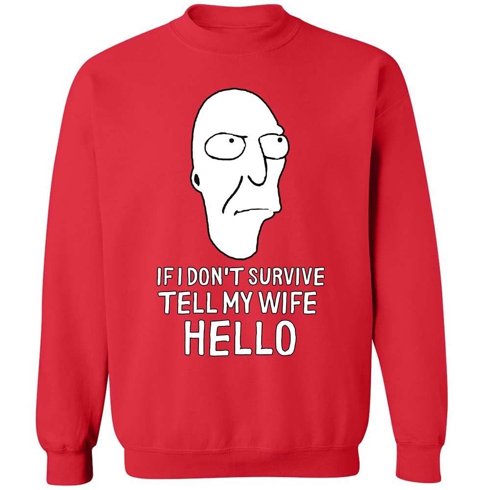Classic Unisex Sweatshirt - 69ARHAX6 - Red - 10