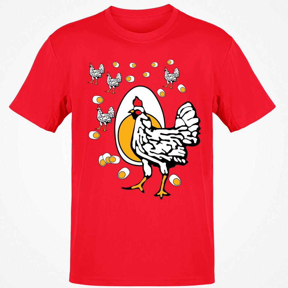 Classic Unisex T-Shirt - KKYHFJCA - Red - 10