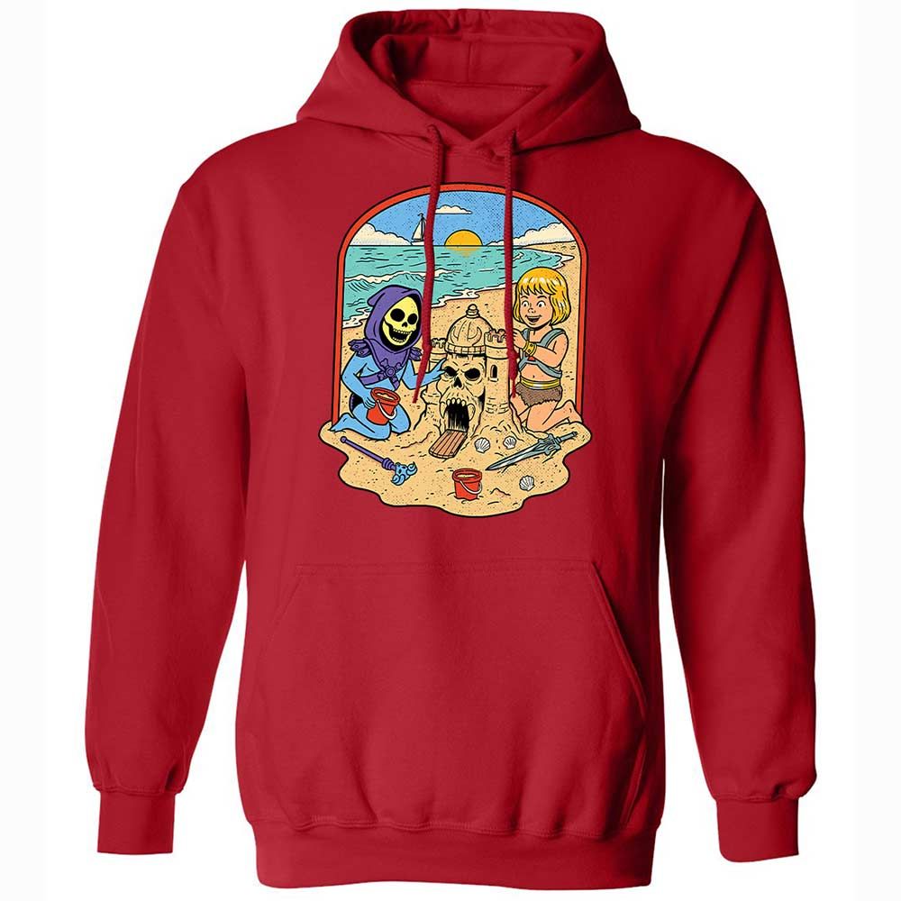 Classic Unisex Hoodie - C6LFYZ8D - Red - 10