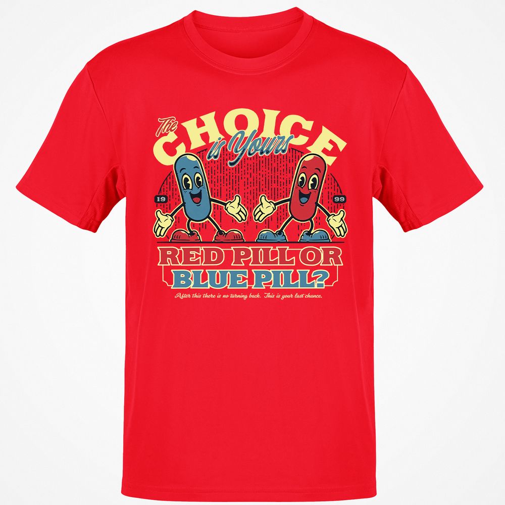 Classic Unisex T-Shirt - 6A4KHRCL - Red - 10
