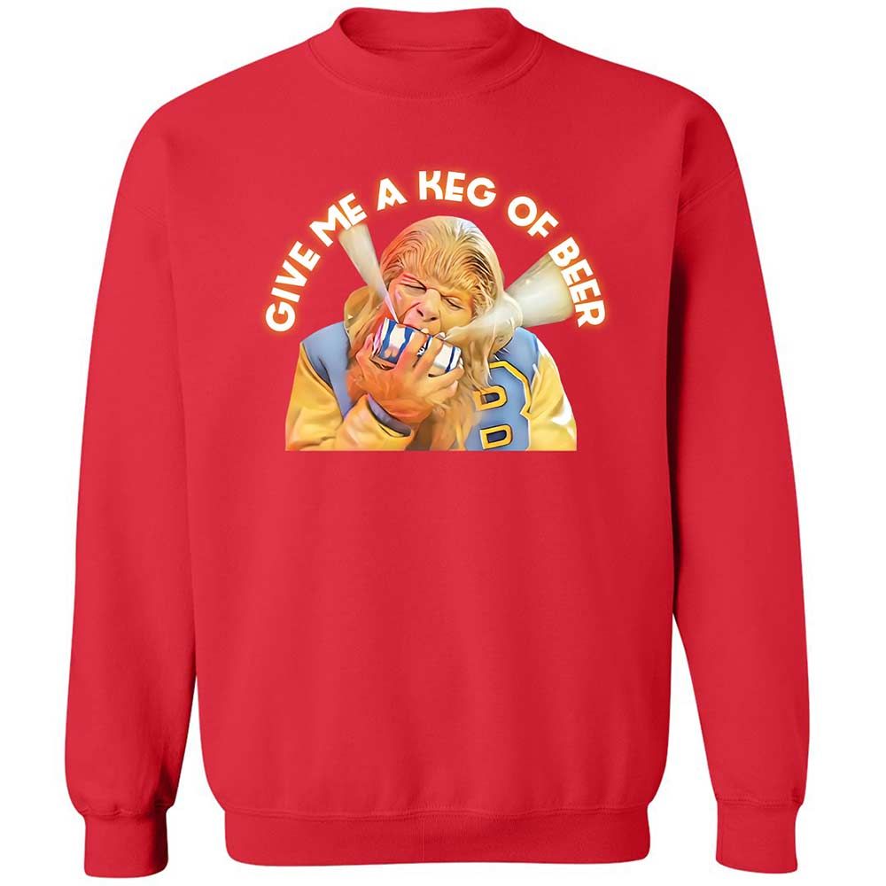 Classic Unisex Sweatshirt - R6HHE3UK - Red - 10
