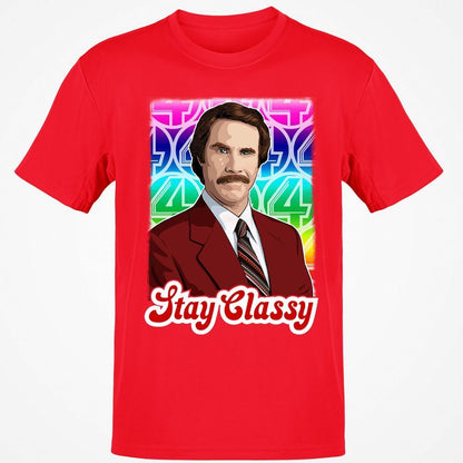Classic Unisex T-Shirt - XJ15Y3TA - Red - 10