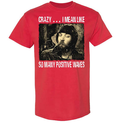 Many positive waves - Red - 10