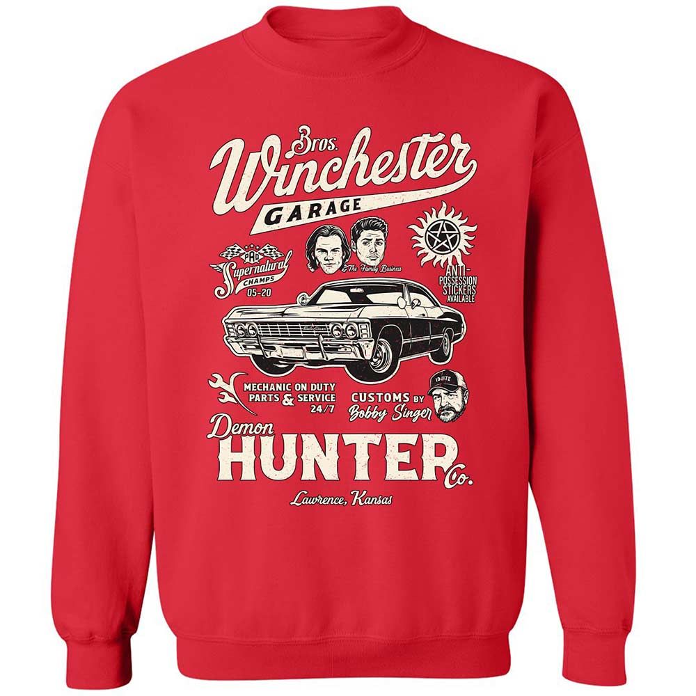 Classic Unisex Sweatshirt - B6335ETU - Red - 10
