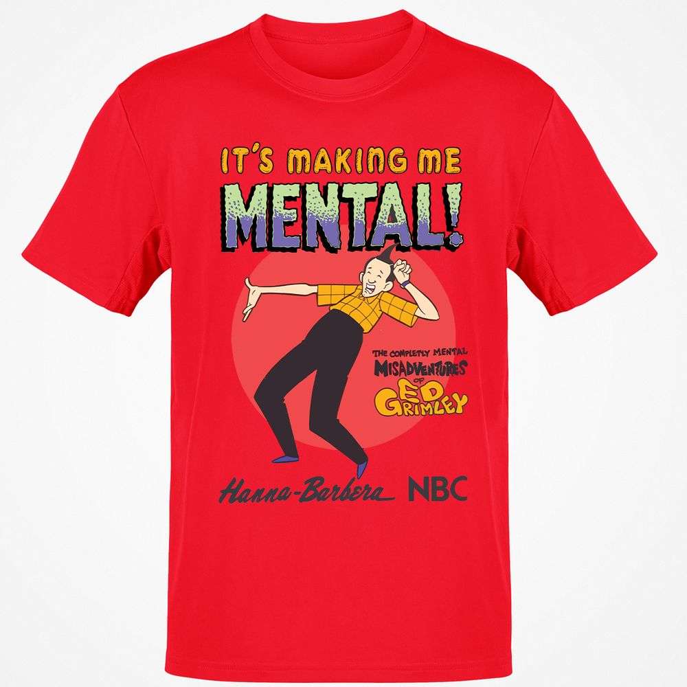 Classic Unisex T-Shirt - 8GXL6VSR - Red - 10