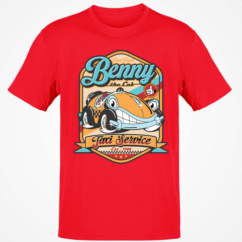 Classic Unisex T-Shirt - 7YSJH89T - Red - 10