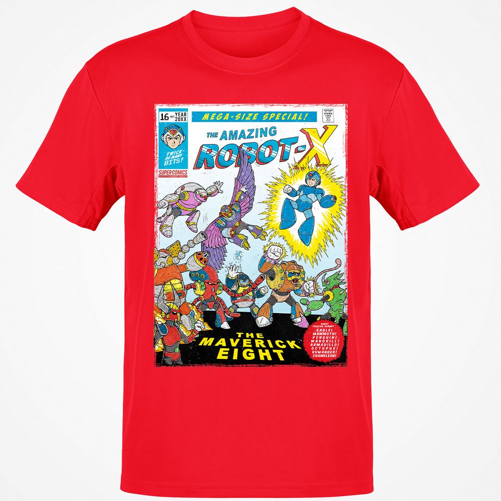 Classic Unisex T-Shirt - 6J9DBTKV - Red - 10