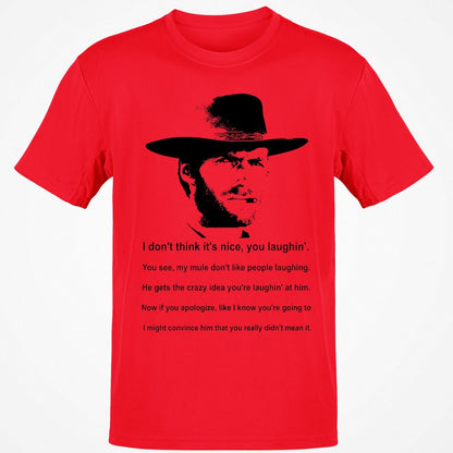 Clint Eastwood Mule Quote - Red - 10