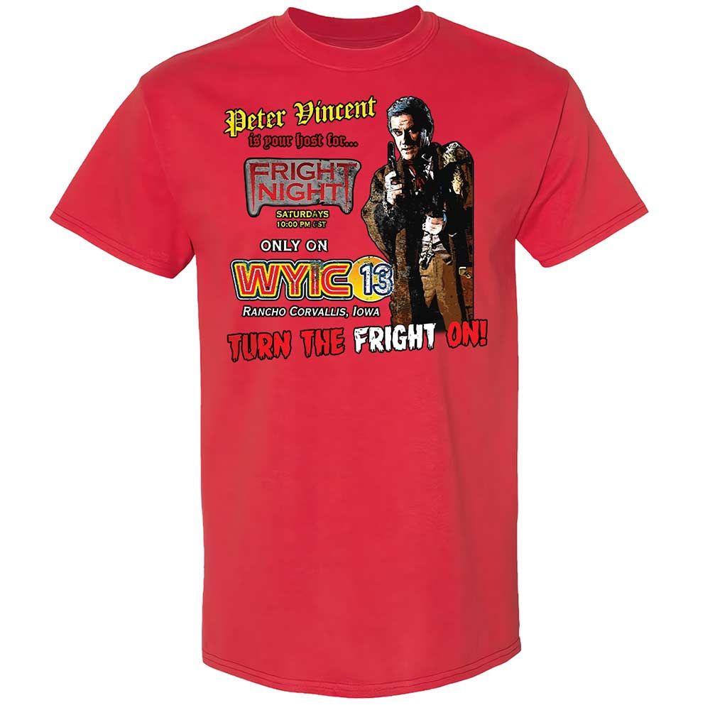 Peter Vincent Fright horror night cult - Red - 10