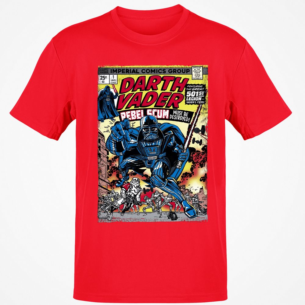 Classic Unisex T-Shirt - H8WLJU74 - Red - 10