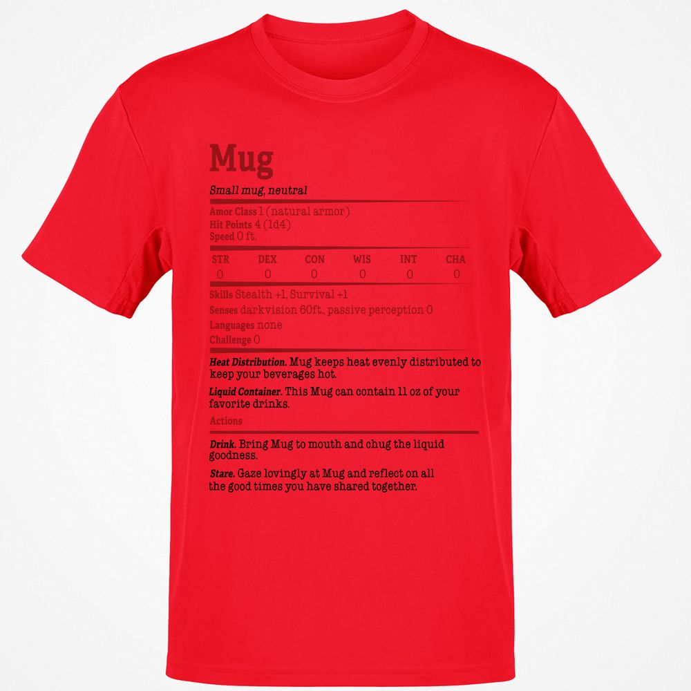 Classic Unisex T-Shirt - M9F6C3V7 - Red - 10