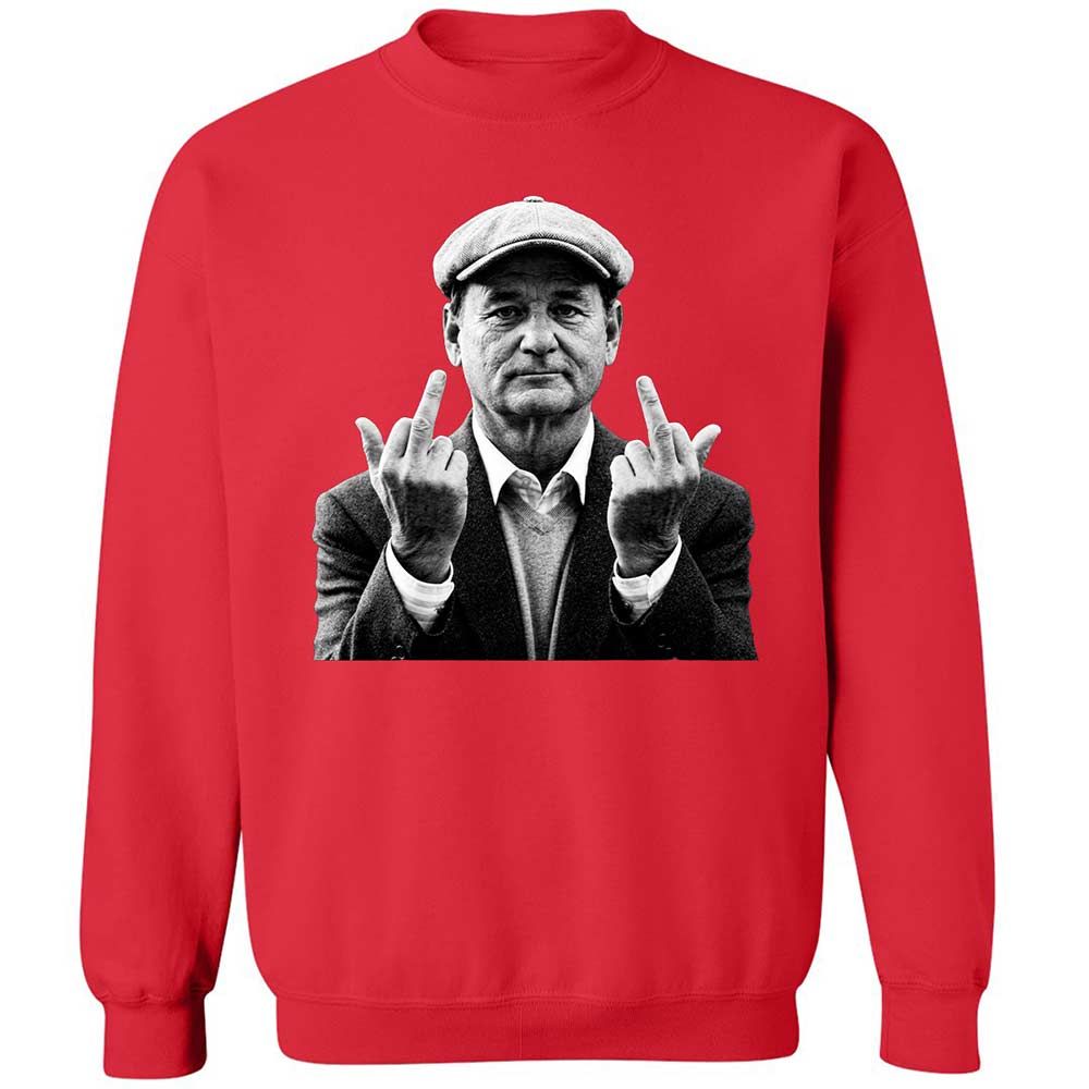 Bill Murray Middle Finger - Red - 10