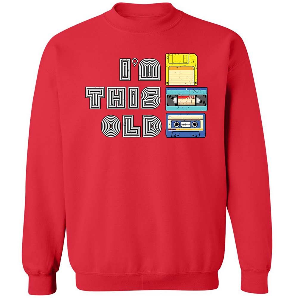 Classic Unisex Sweatshirt - Black - Red - 10