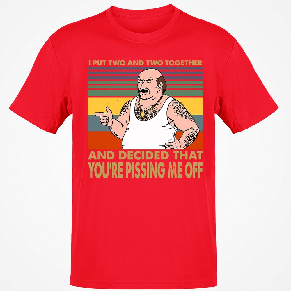 Classic Unisex T-Shirt - VLXLFSZQ - Red - 10