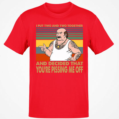 Classic Unisex T-Shirt - VLXLFSZQ - Red - 10