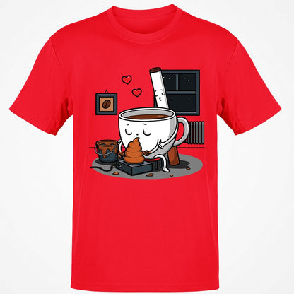 Classic Unisex T-Shirt - L1XJG1TZ - Red - 10