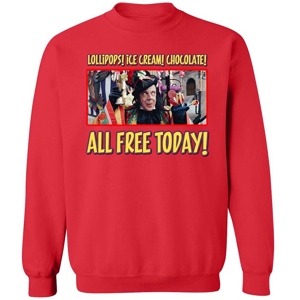Classic Unisex Sweatshirt - QJV14LXJ - Red - 10