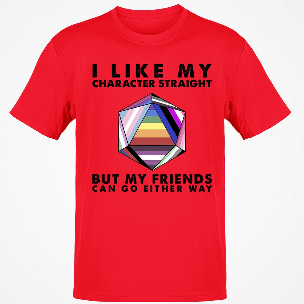 Classic Unisex T-Shirt - 6S7GCVCW - Red - 10