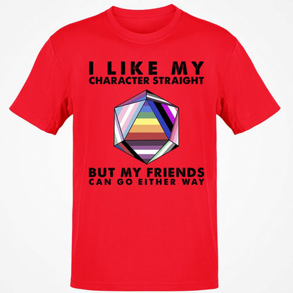 Classic Unisex T-Shirt - 6S7GCVCW - Red - 10