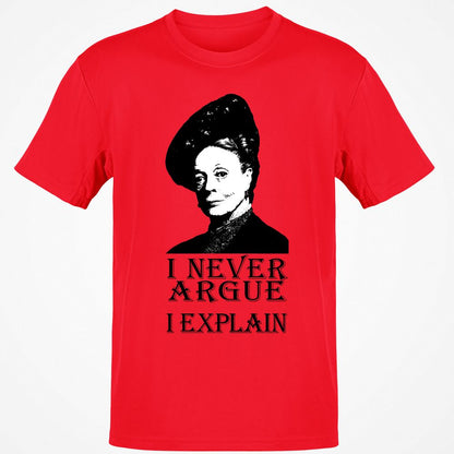I never argue - Red - 10