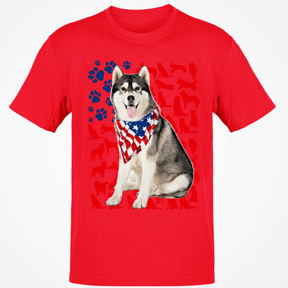 Classic Unisex T-Shirt - L12NK77Y - Red - 10