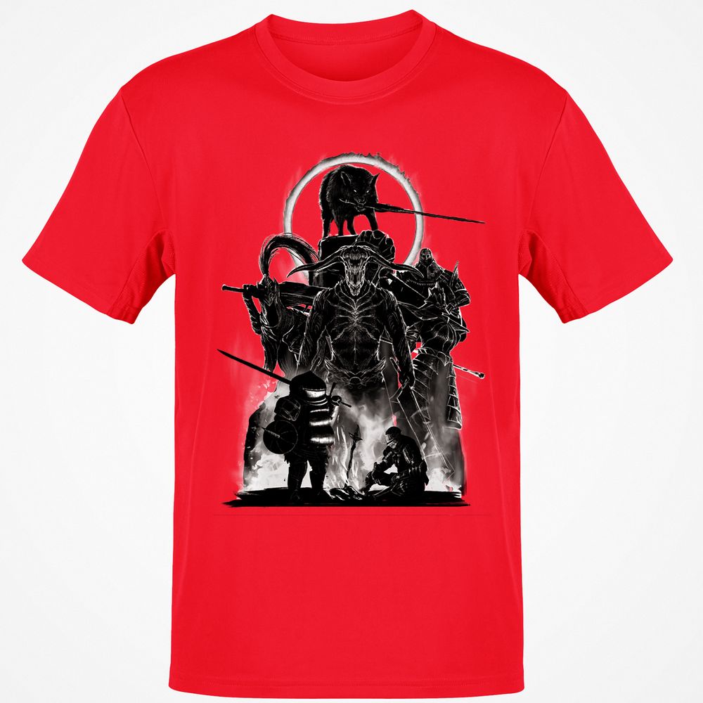 Classic Unisex T-Shirt - 5ZC1UVGX - Red - 10