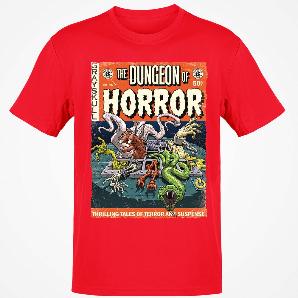 Classic Unisex T-Shirt - 4GVQN8XP - Red - 10