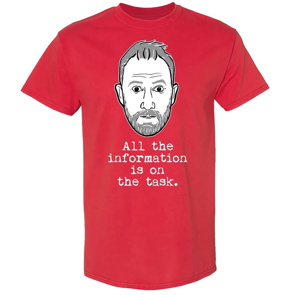 All the information is on the task - Red - 10
