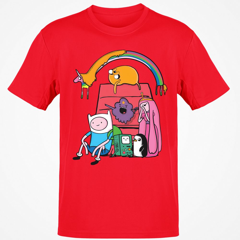 Classic Unisex T-Shirt - LQCHSQWA - Red - 10