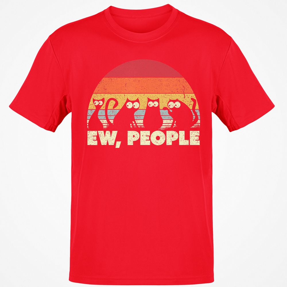 Classic Unisex T-Shirt - E5AVLRSQ - Red - 10