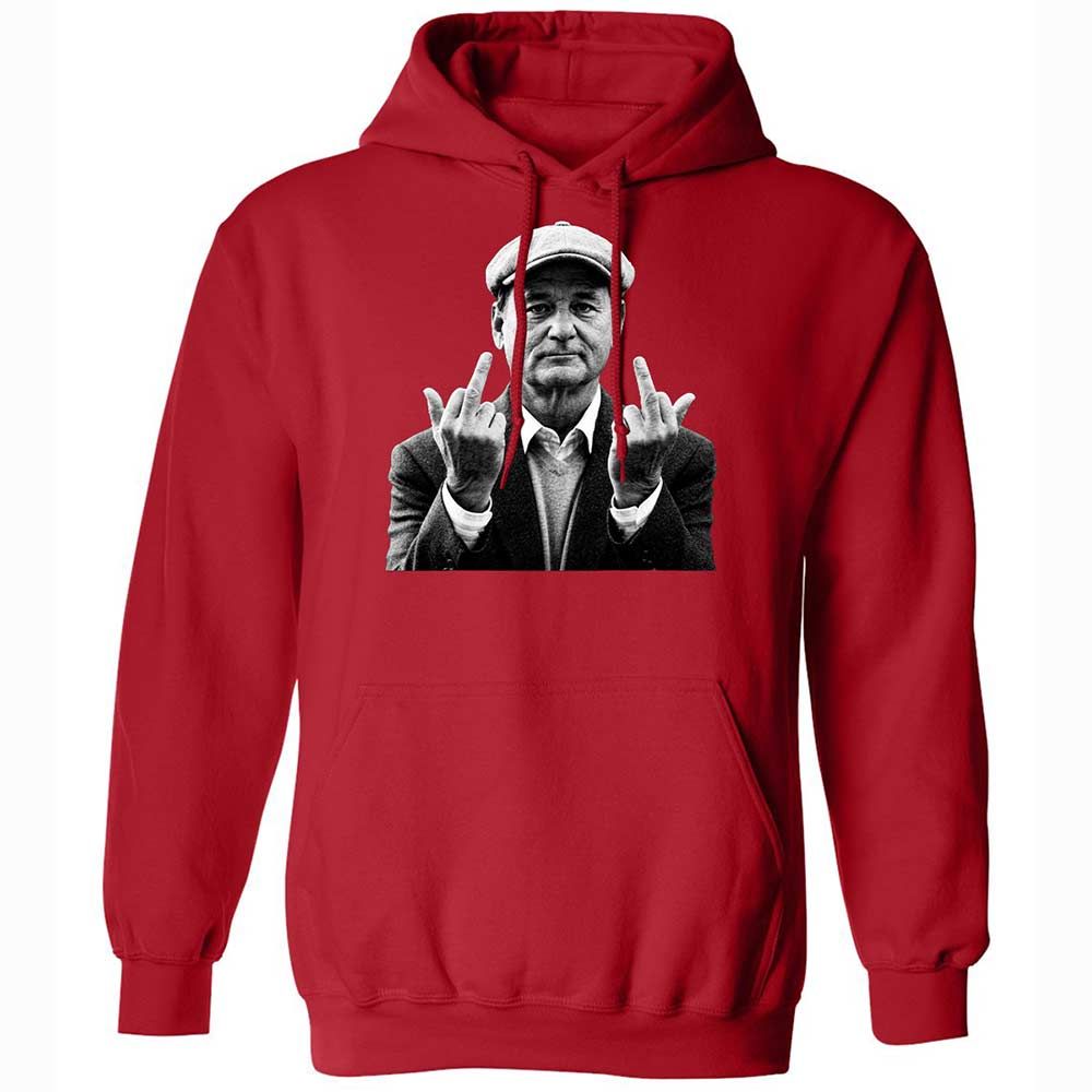 Bill Murray Middle Finger - Red - 10
