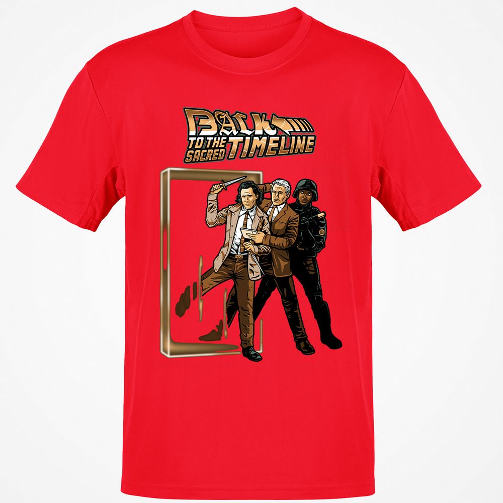 Classic Unisex T-Shirt - E8TER8J7 - Red - 10