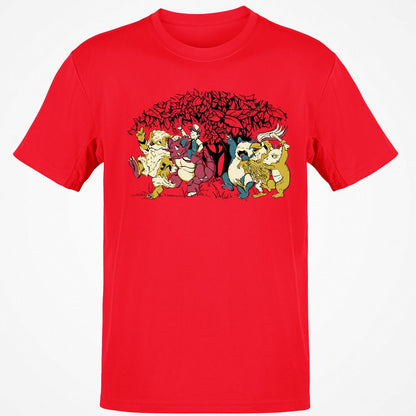 Classic Unisex T-Shirt - Q44RWH7G - Red - 10