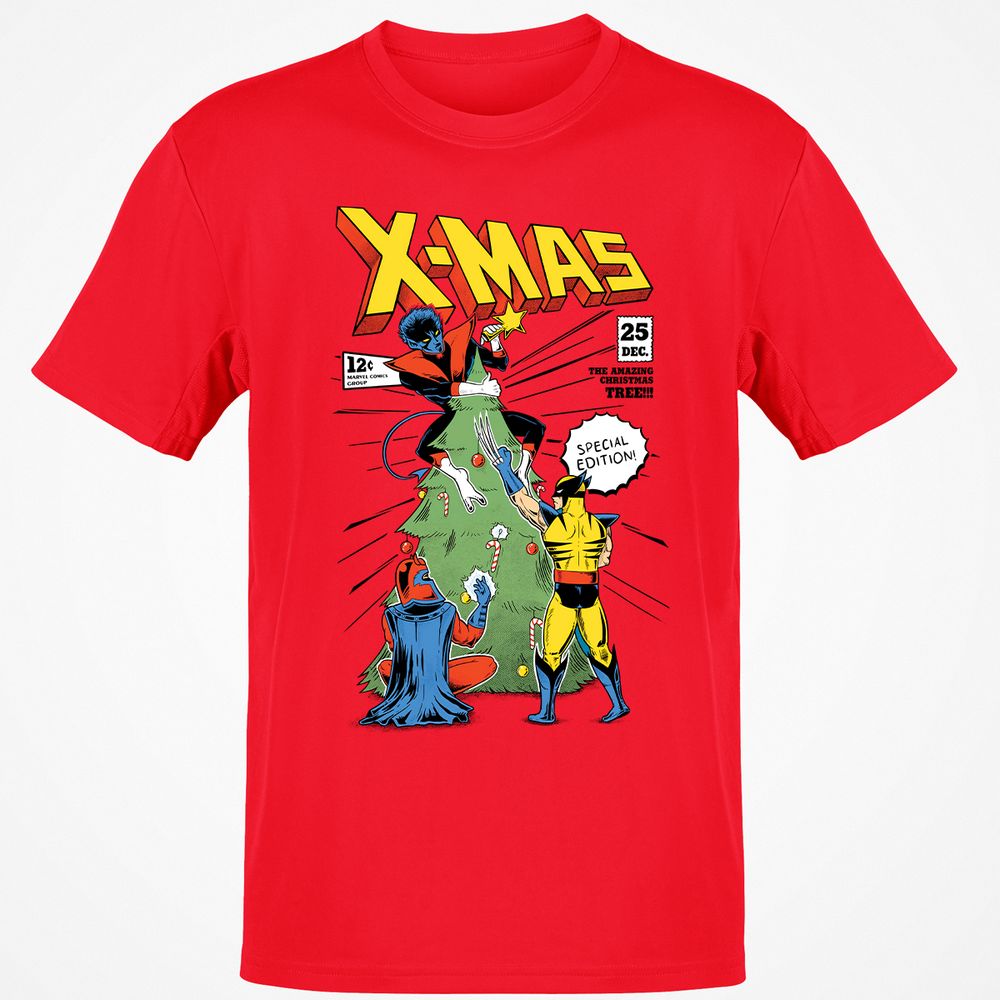 Classic Unisex T-Shirt - C4XCCSVK - Red - 10