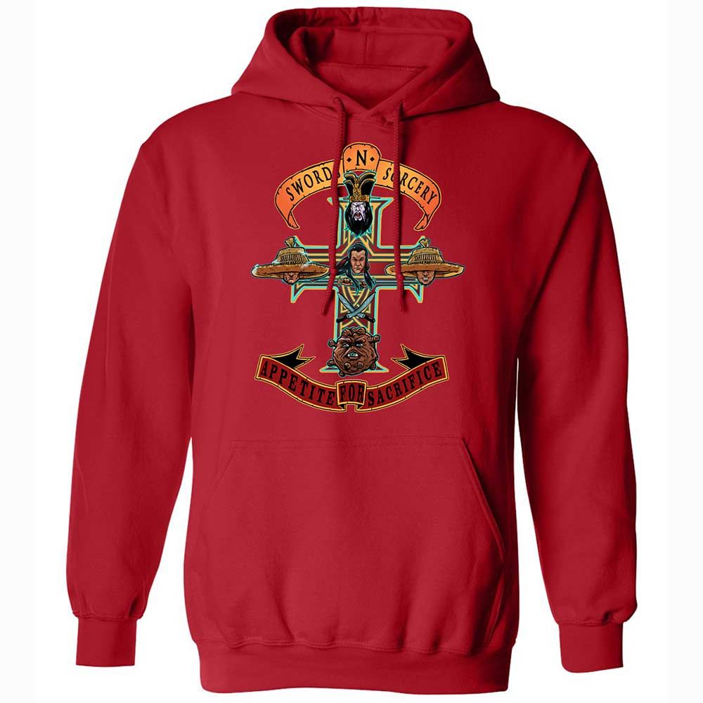 Classic Unisex Hoodie - QNQSDVCP - Red - 10
