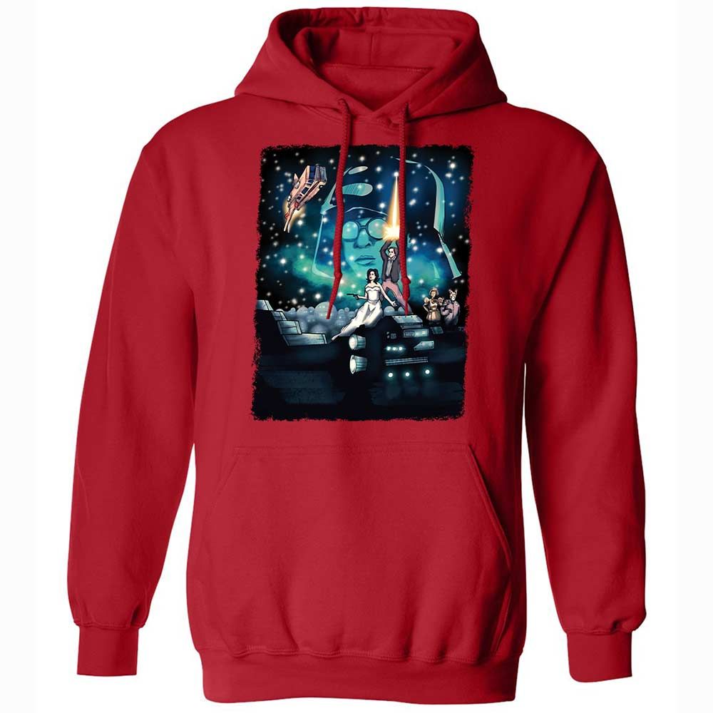 Classic Unisex Hoodie - J15MGK5Y - Red - 10